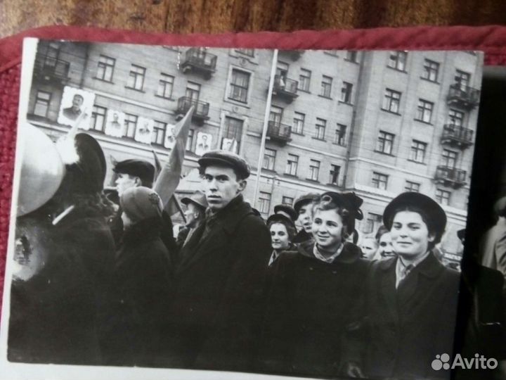 Фото «демонстрация» 1940/50-е годы СССР 6штук