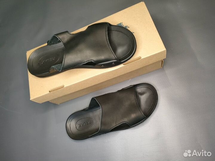 Мужские, абсолютно новые тапки / шлепанцы из натур