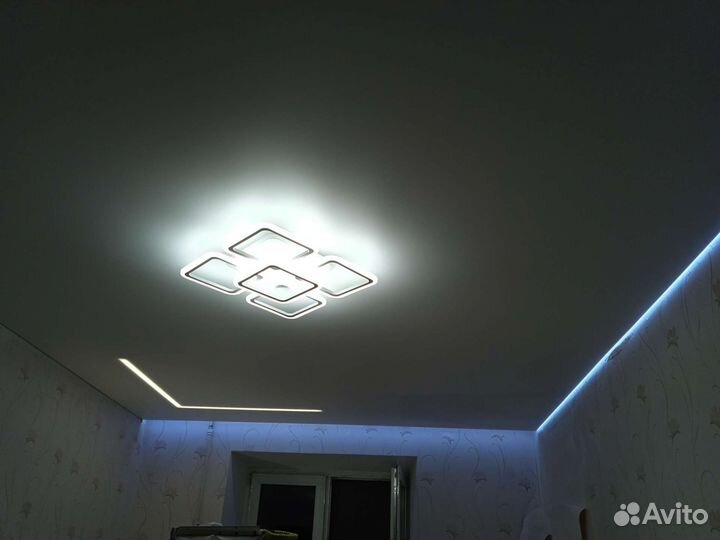 Натяжные потолки 