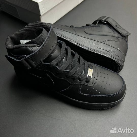 Кроссовки Nike Air Force 1'07 Mid Black