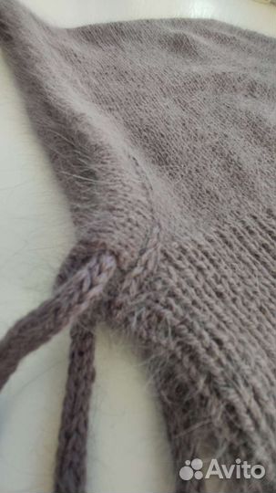 Капор женский вязаный