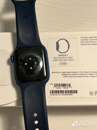 Apple watch series 7 41mm blue