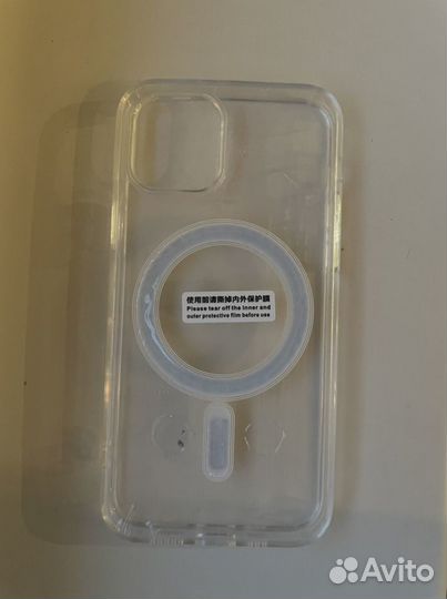 Прозрачный MagSafe Чехол на айфон от 12 и выше