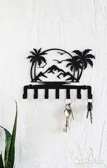 Металлическая ключница/вешалка/крючок
