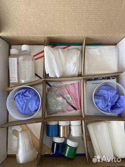 Набор для создания картины из эпоксидной смолы