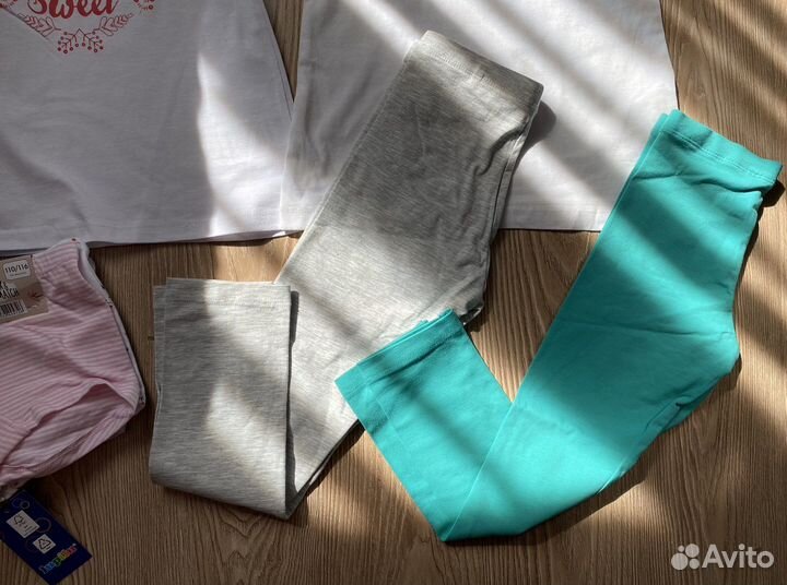 Вещи новые 110/116 на девочку пакетом