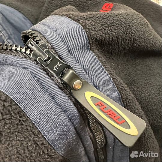 Винтажная флисовая зипка Fubu, флиска Фубу, оригин