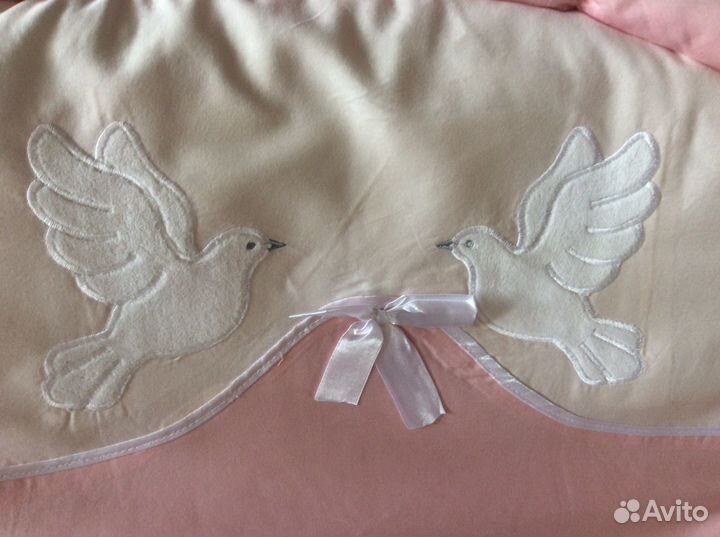 Комплект в кровать(бортики, белье, одеяло) 9 пред