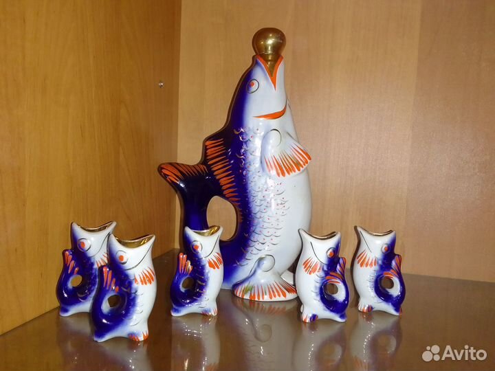 Сервиз СССР рыбки