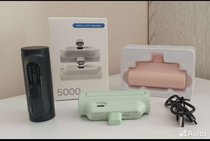 Мини внешний аккумулятор 5000 мАч (повербанк)