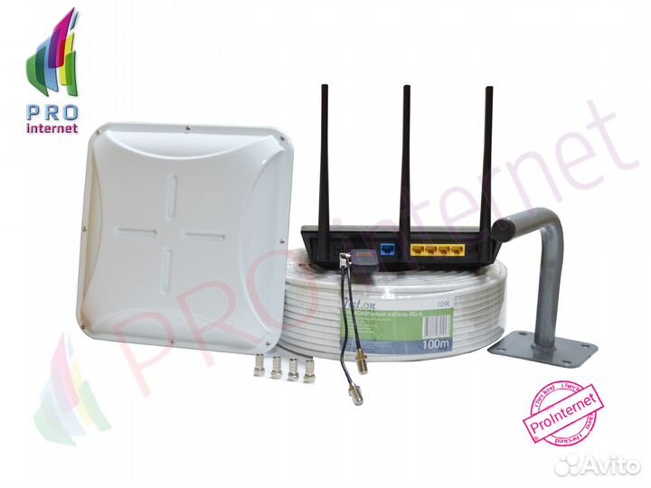 Мощный 3G/4G Комплект. Быстрый Интернет за Городом