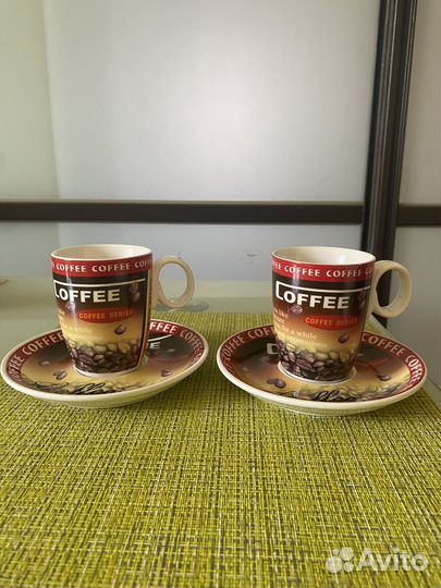 Кофейная чашка с блюдцем (пара)