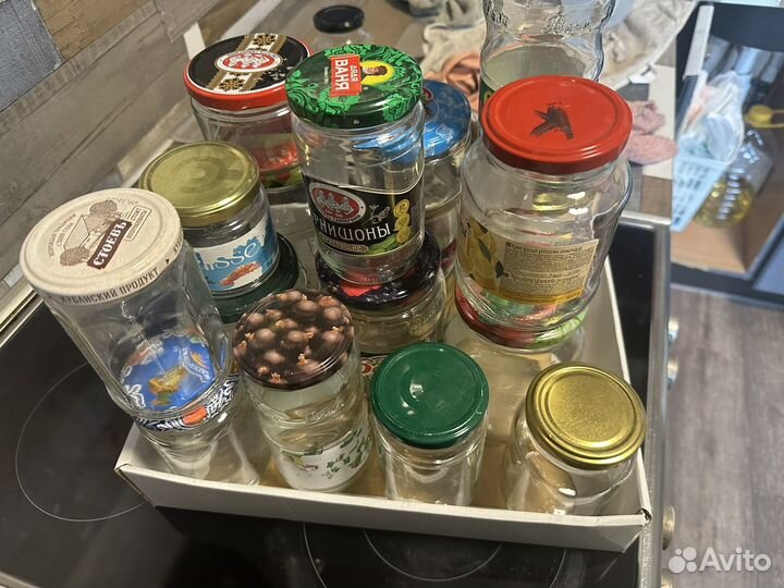 Банки стеклянные бу бесплатно