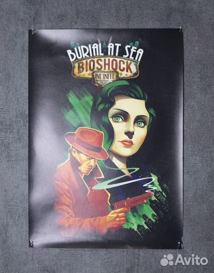 Игровые постеры Fallout, BioShock, Tomb Raider