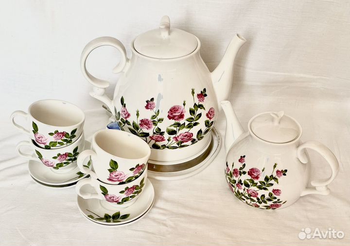Сервиз чайный с электрическим чайником