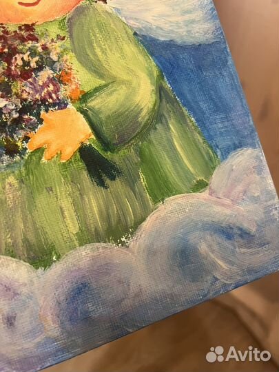 Картина ручной работы панно плакат