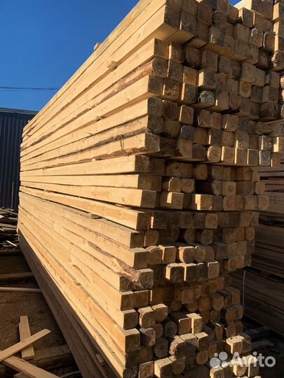 Брус обрезной 100х100 мм, сорт 2