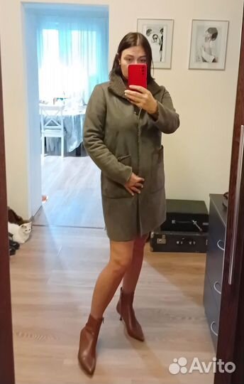 Дубленка женская демисезонная 44-46