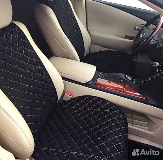 Накидки на сиденья из велюра