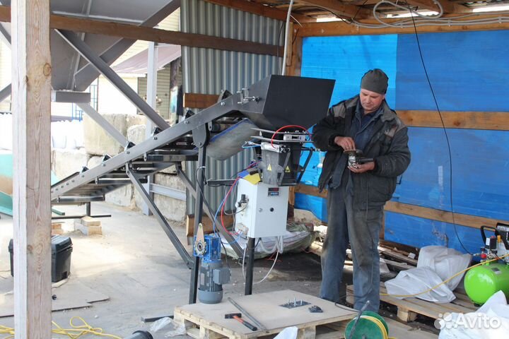 Весовой дозатор (линия) для фасовки песка и щебня