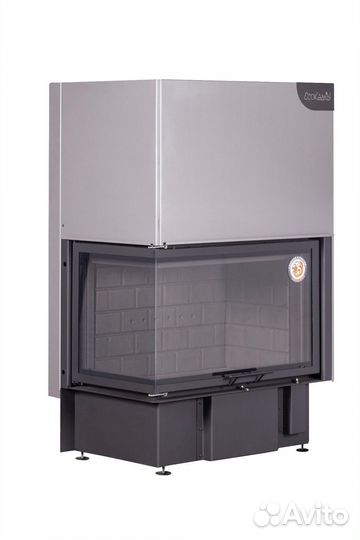 Камин Экокамин дельта 800 LB два стекла левая прин