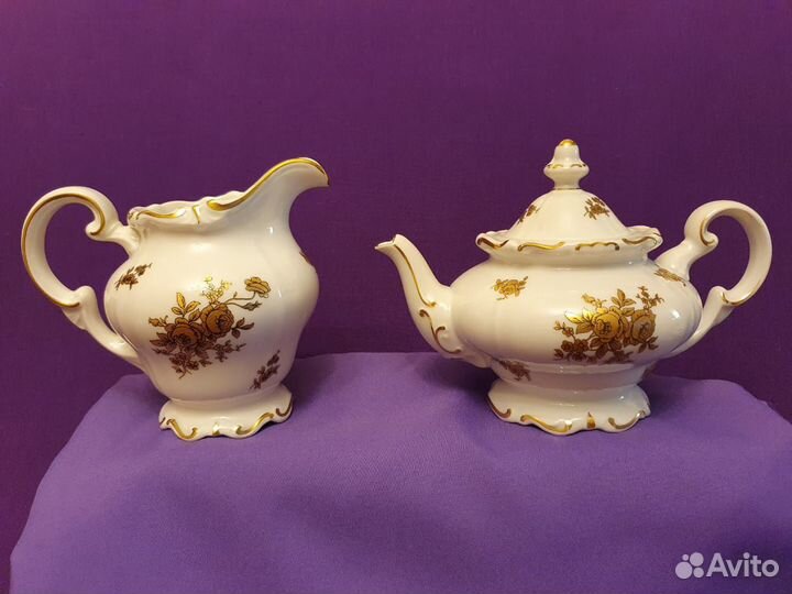 Чайные пары колокол, чайник, сахарница Wеimar