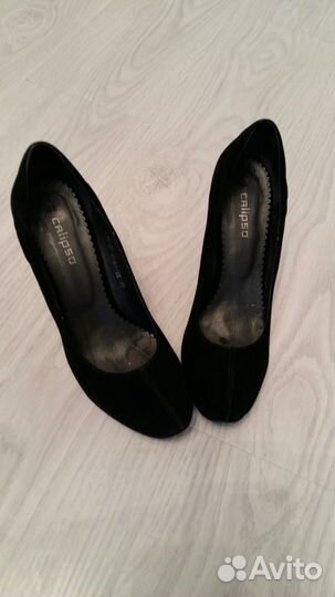 Туфли женские замшевые