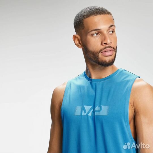 Майка Myprotein Graffiti Graphic Training - Blue