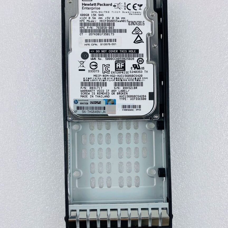 [810764-001] Жесткий Диск Hp 3par 12g Sas 2,5 810764-001