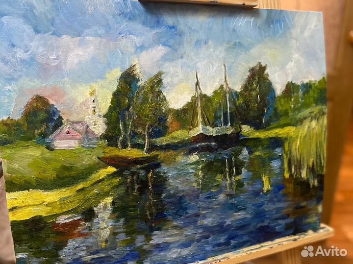 Картина маслом пейзаж