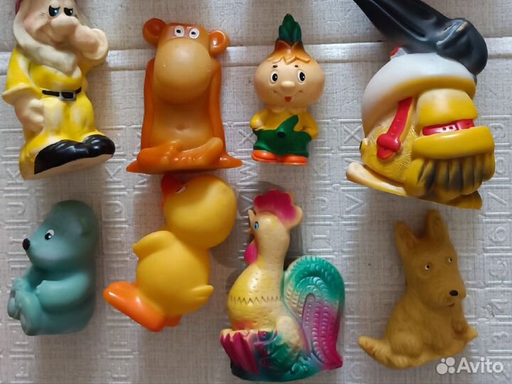 Резиновые игрушки СССР