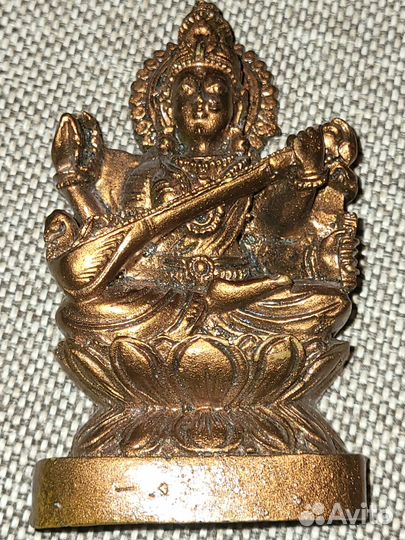 Сувенир магнит статуэтка Лакшми Сарасвати Ганеша