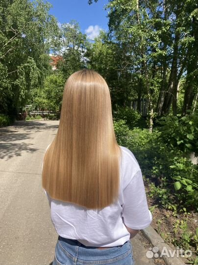 Кератиновое выпрямление