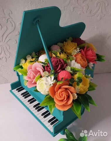Букет цветов из мыла
