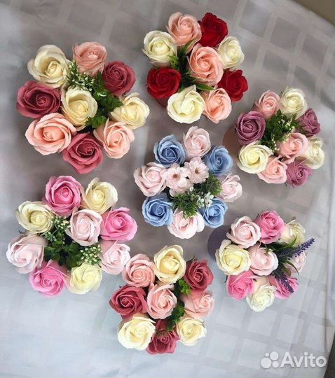 Букет из мыльных цветов к 1 сентября