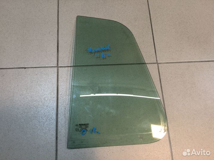 Стекло двери форточка Рено Клио Симбол 1998-2008г