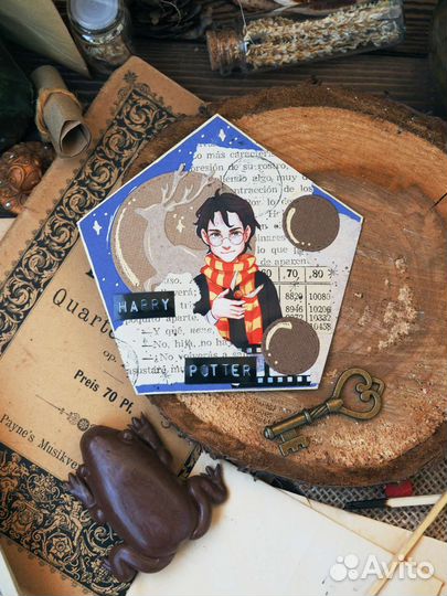 Карточки шоколадных ляшушек Гарри Поттер