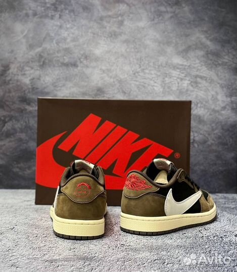 Кроссовки AIR jordan LOW travis scott (42)