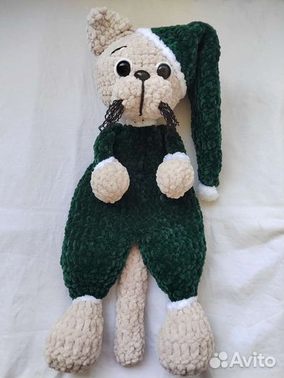 Игрушка комфортер котик в пижаме