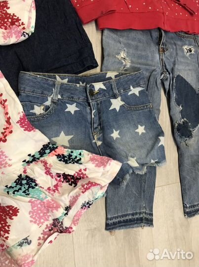 12 Брендовых вещичек пакетом на девочку, размер 5