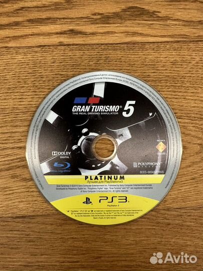Диск Gran Turismo 5 PS3