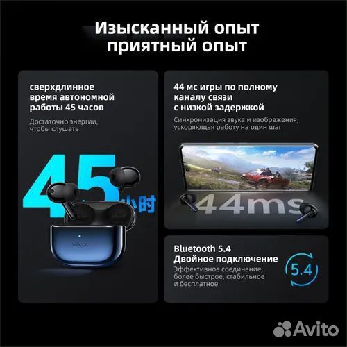 Беспроводные наушники Vivo TWS 4 HiFi / 3 Pro