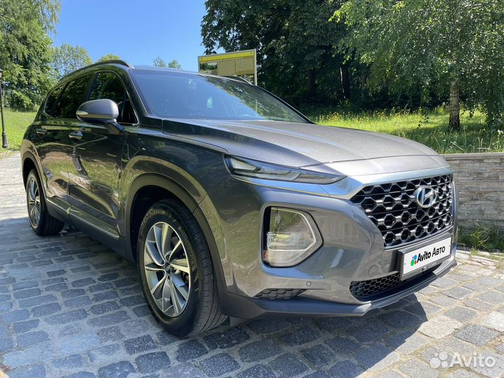 Hyundai Santa Fe 2.0 AT, 2019, 92 000 км