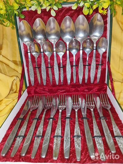 Набор столовых приборов СССР, нержавейка