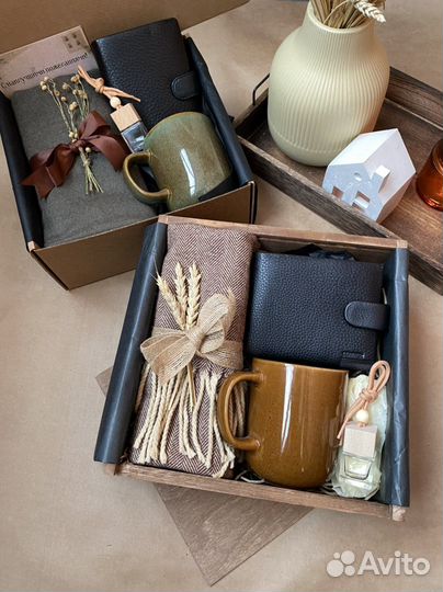 Мужские подарки с шарфом