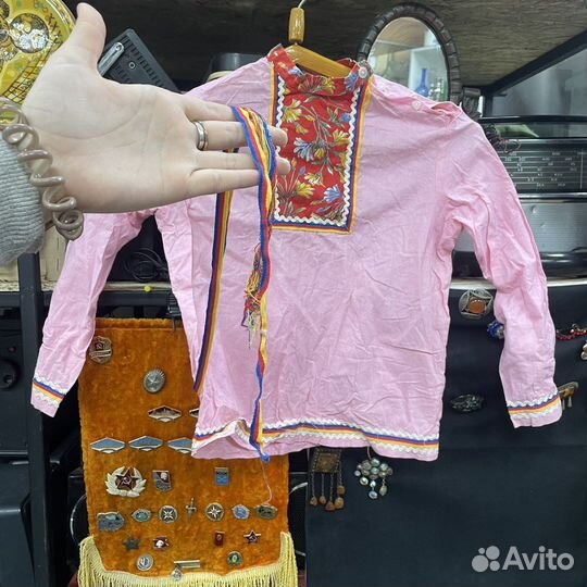 Старинная русская детская рубаха Лот0133 (сзр)