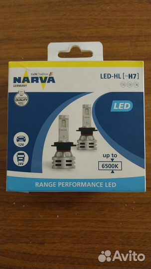 Лампы ближнего света narva LED-HL H7