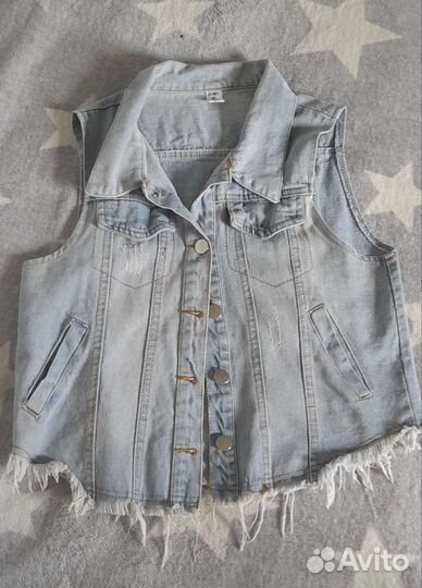 Джинсовые вещи женские 46 размер