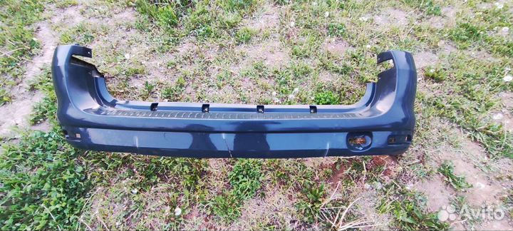 Бампер задний на Ларгус не крашенный б/у