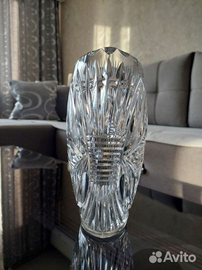 Ваза хрустальная